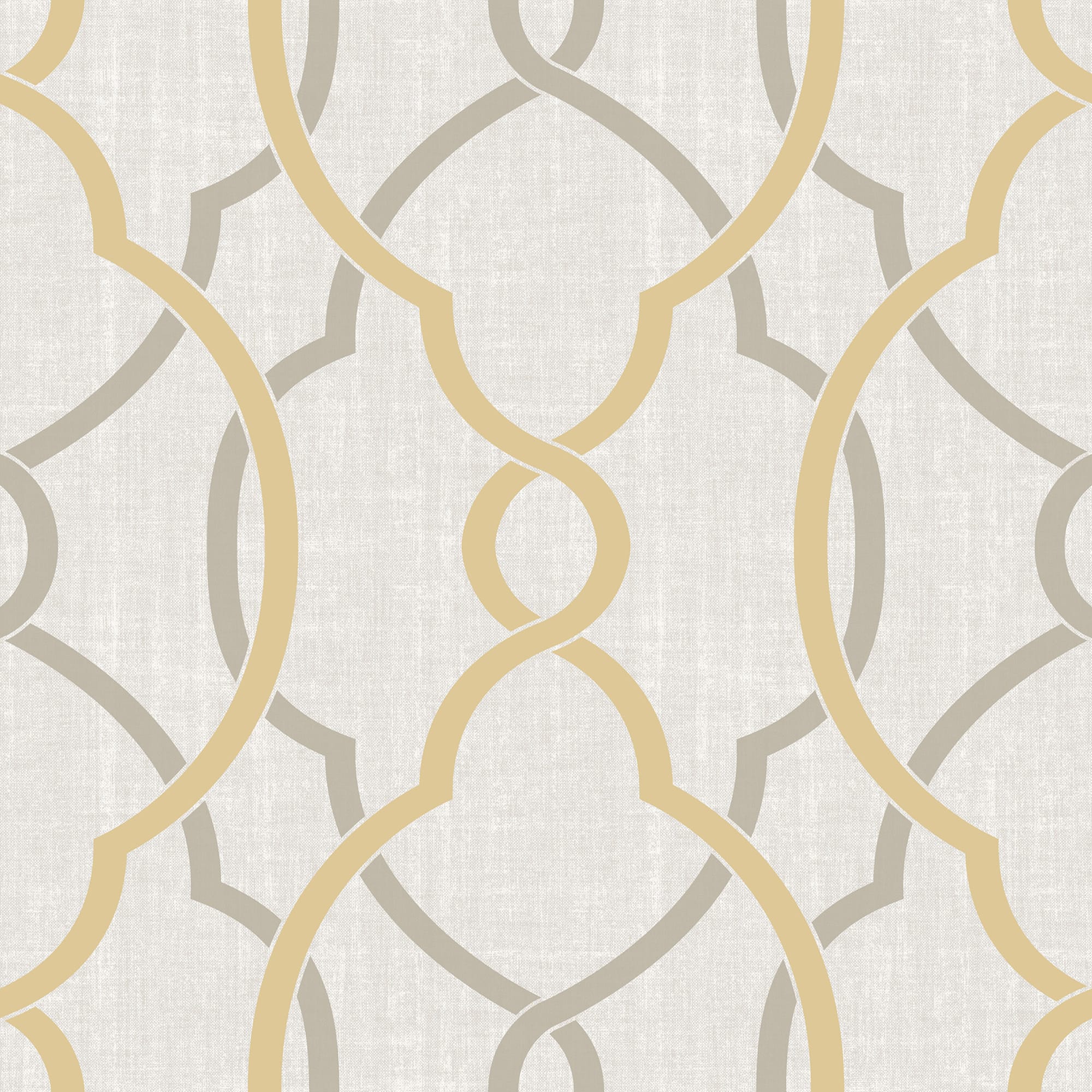 NuWallpaper Sausalito Taupe & Yellow Peel & Stick Wallpaper